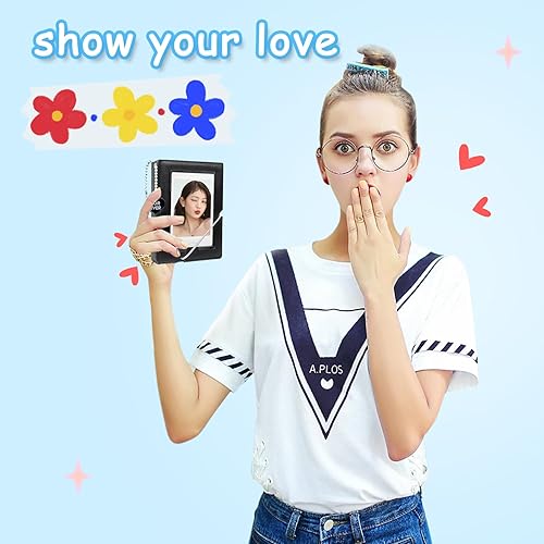 Miniatura 7 de Carpeta para tarjetas fotográficas, libro de 3 pulgadas, mini álbum de fotos portátil, bonito carpeta de tarjetas Kpop, álbum de tarjetas