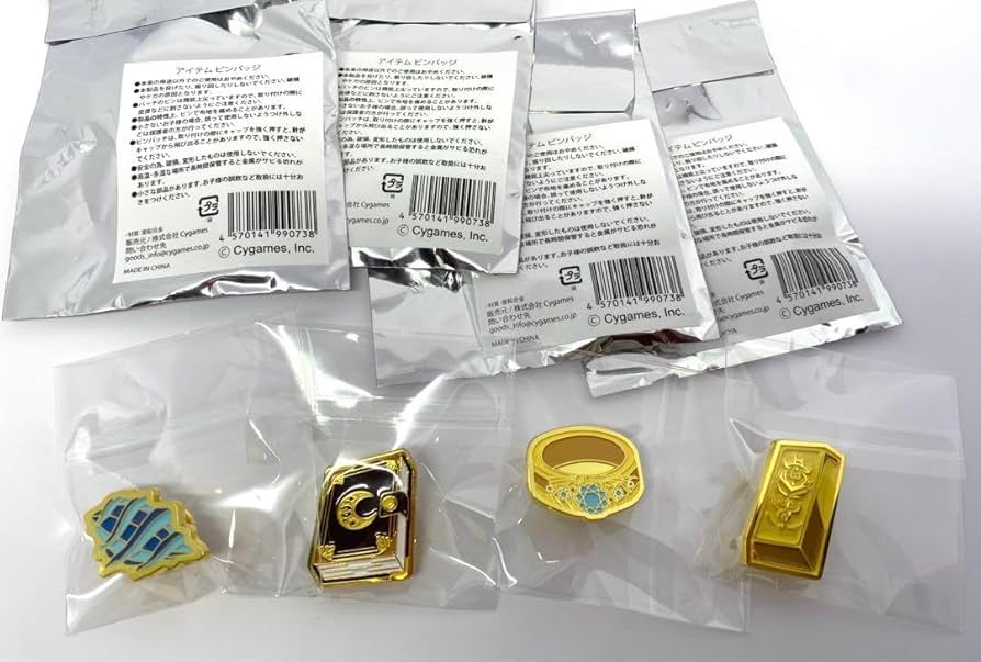 グラブル グラフェス アイテム ピンバッジ 7個セット　ヒヒイロカネ　久遠の指輪 Amazon.co.jp: グラブルEXフェス2024 アイテムピンバッジ 4点