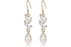 Silver Pearl Drop Earrings for Women: Timeless Elegance and Radiant Beauty