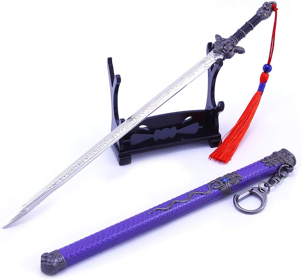 The Untamed Grandmaster of Demonic Cultivation Wei Wuxian LAN Zhan Sword Model Action Figure Arts Toys Collection Gift (Jiang Cheng-A)