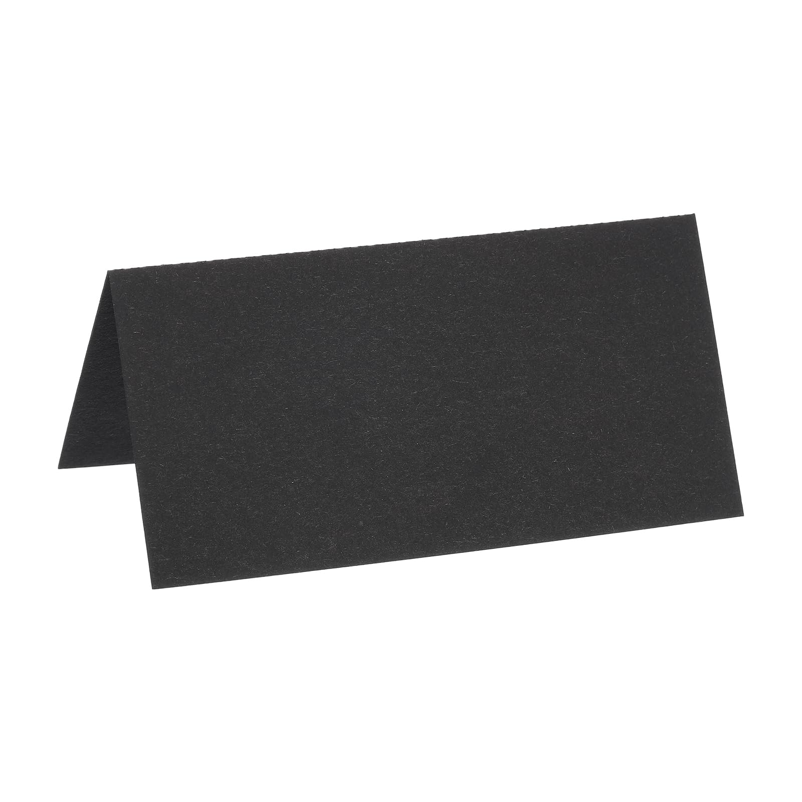 Photo 1 of PATIKIL Table Name Place Cards,25Pcs 3.9 x 3.9inch Favor Decor Foldable Blank Card for Wedding Party Seating Place Cards Black