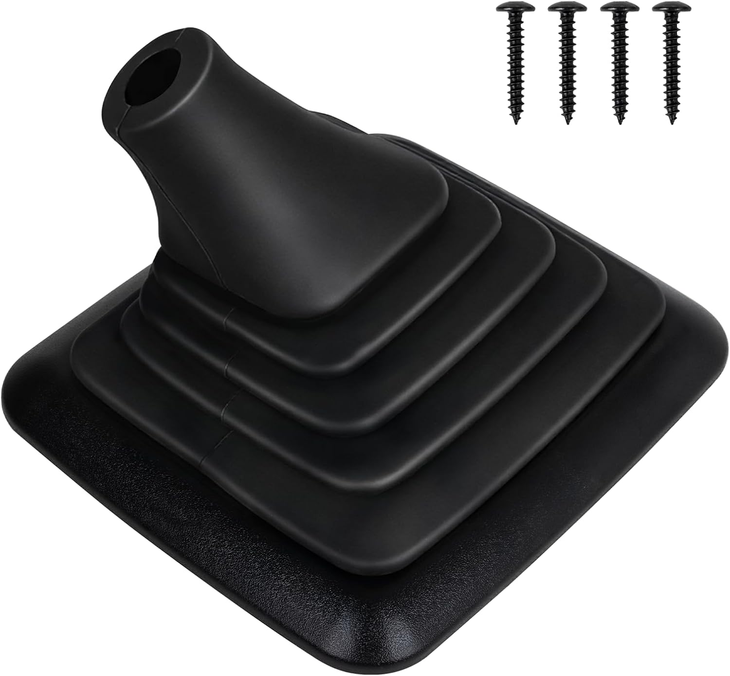 Manual Transmission Shifter Boot, Rubber Gear Shifter Knob Boot Compatible with Ford F250 F350 F450 F550 Super Duty 1999-2007, Fits ZF 5 & 6 Speed Manual Transmission, Replaces F81Z-7277-BB F81Z7277BB