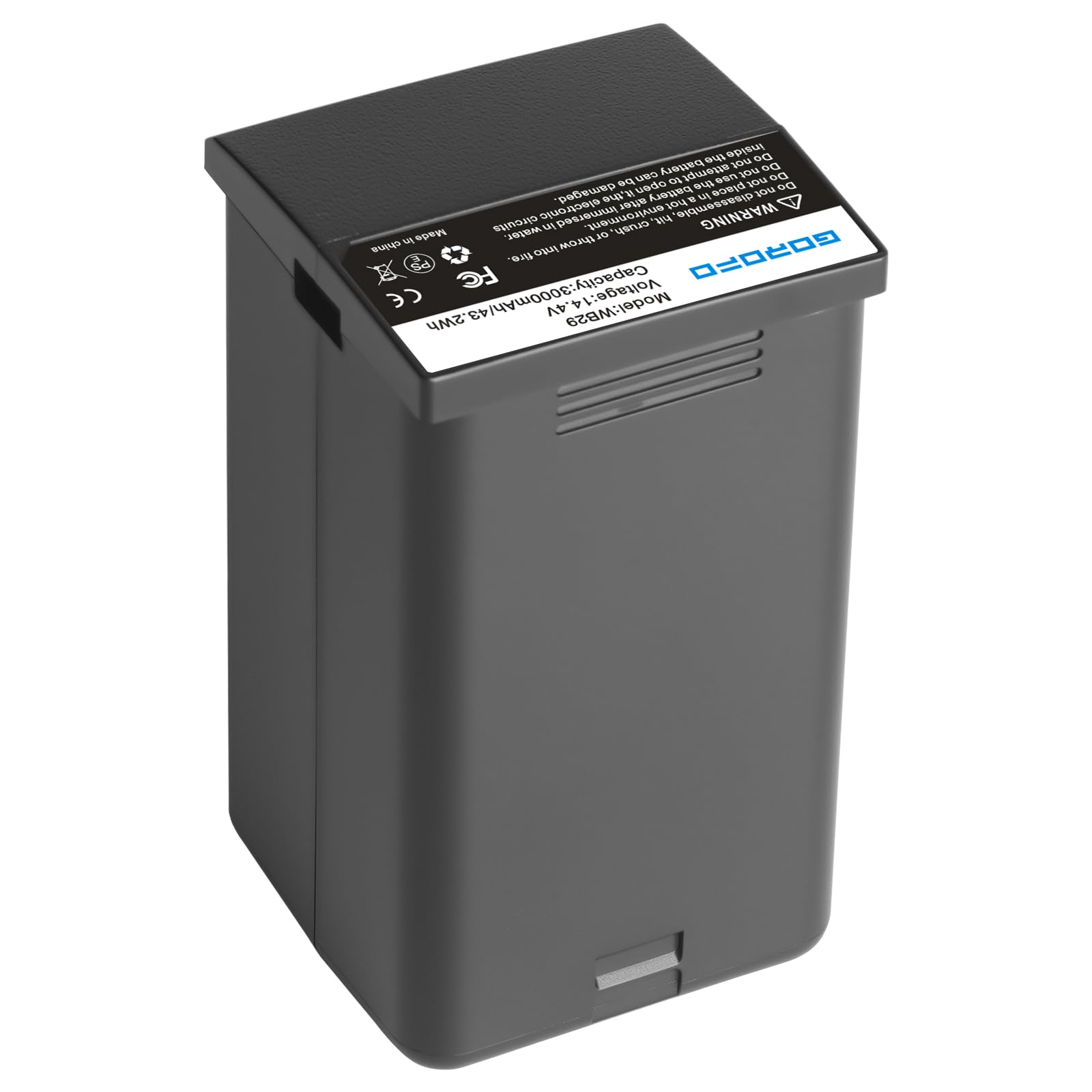 GOROFO WB29 Replacement Battery for Godox AD200 Pro, AD200, WB29 / WB29A / WB29B Flashpoint eVOLV 200 and eVOLV 200 Pro Strobe Flash