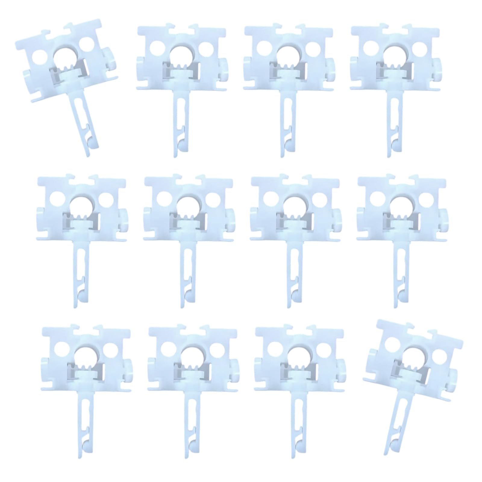 Shurhome Vertical Blinds Replacement Parts Blind Repair Carriers with Stems and Gear Verticals Blinds Set Blind Carriers with Stems and Gear