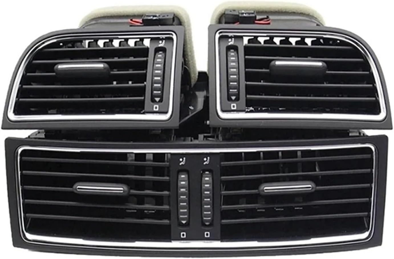 ACベントグリルアセンブリ シュコダ用 スーパーブ用 2 MK2 3T 2009-2015 カーダッシュ AC エアアウトレットベン