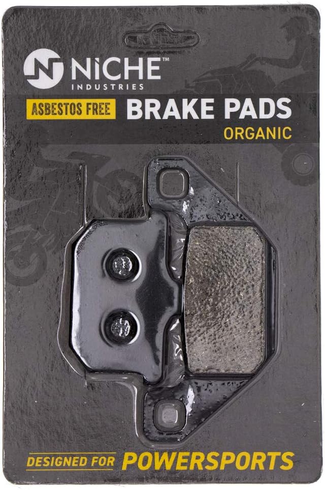 NICHE Brake Pad with Shoe Set for Kawasaki Vulcan 800 750 454 LTD 43082-1080 Front Rear Organic
