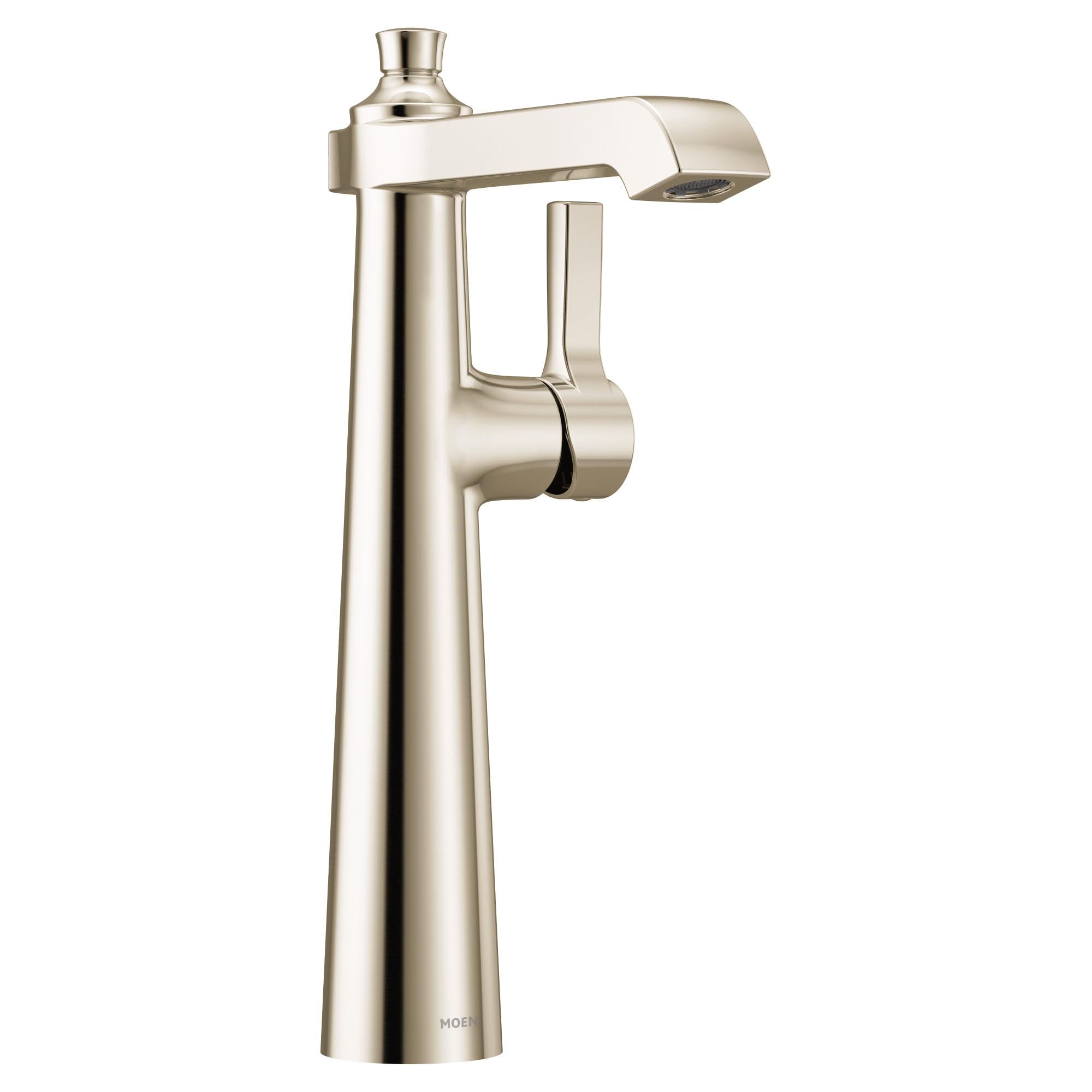 Moen S6982NL One-Handle Single Hole Vessel Sink Bathroom Faucet, Polished Nickel