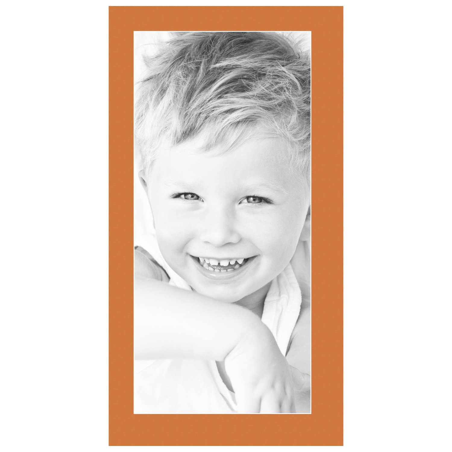 12x26 Tangerine / Octoberfest Custom Mat for Picture Frame with 8x22 opening size (Mat Only, Frame NOT Included)