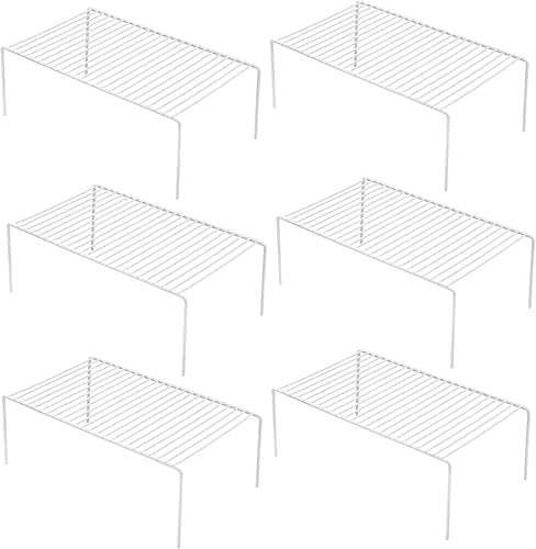 Redrubbit Estante de almacenamiento mediano (13 x 9.4 pulgadas), estante de almacenamiento para encimera de cocina y estante de gabinete a prueba de