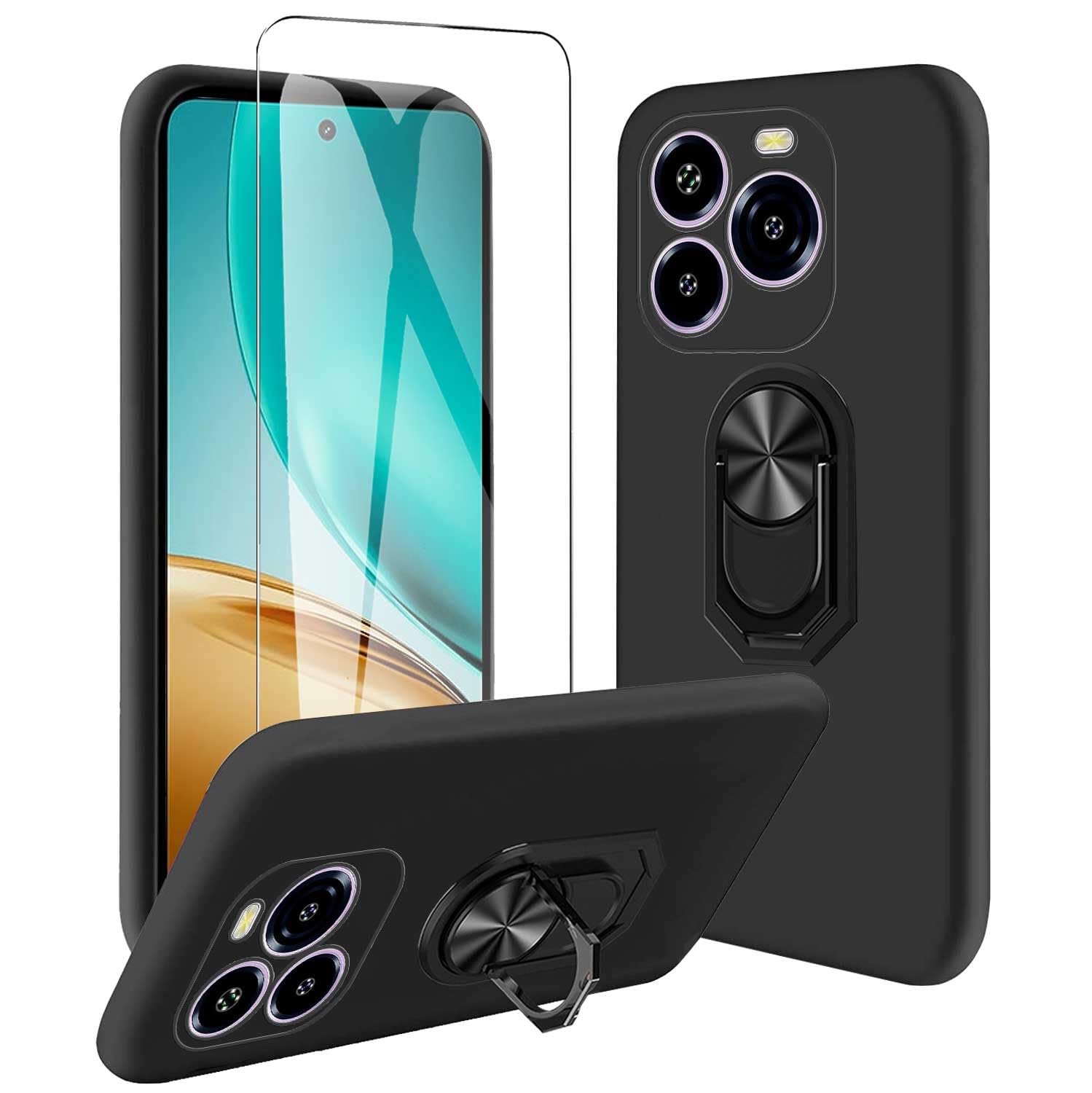 Brotect AirGlass Pellicola Opaca Anti-Riflesso Per Huawei Mate 10 Lite - Durezza 9H, Made In Germany - 4