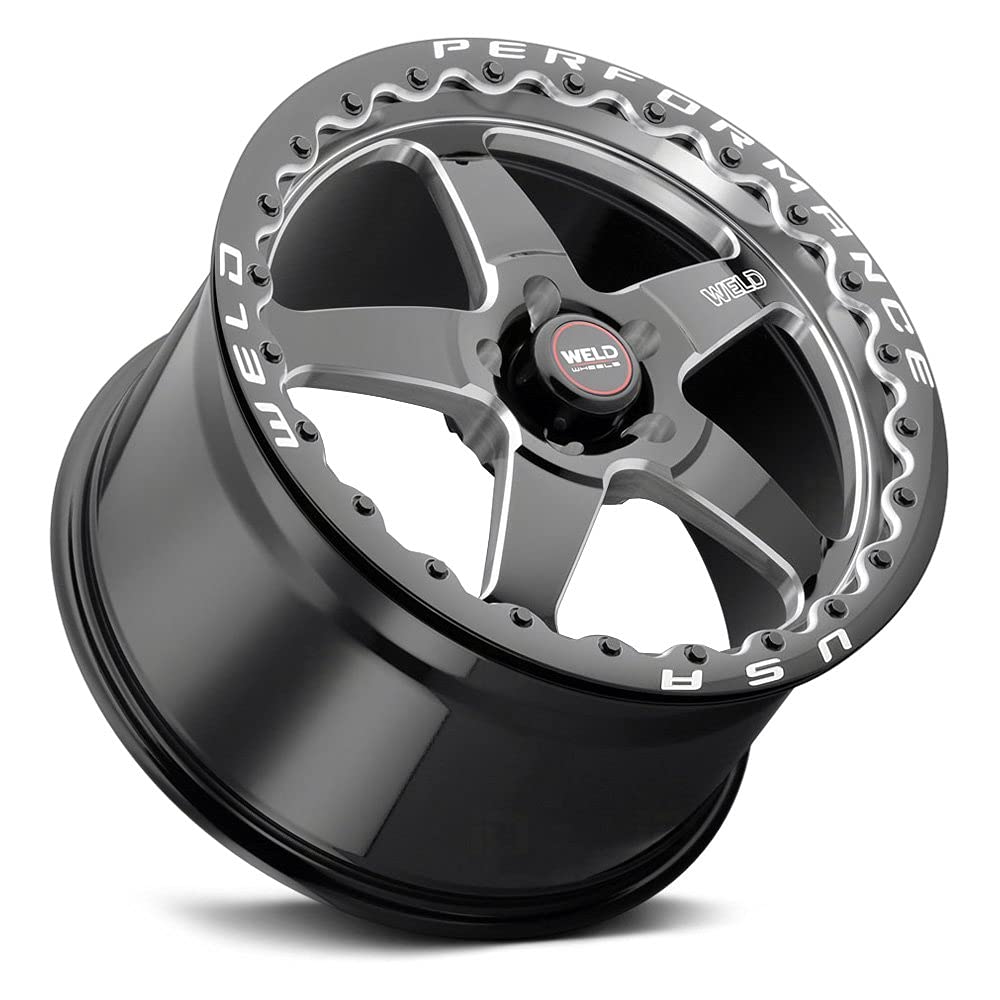 Amazon.com: Weld - S904 18X12 Ventura Drag Beadlock 5X120.65 ET55