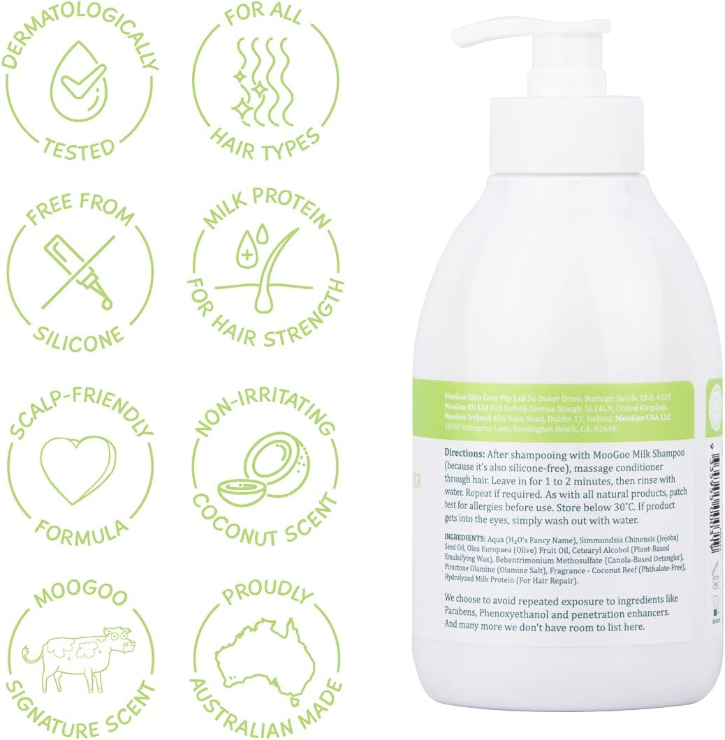 MooGoo Cream Conditioner, for Itchy Dry, Sensitive Scalps Prone to Eczema & Psoriasis, Sulphate-Free, Silicone-Free - Image 3