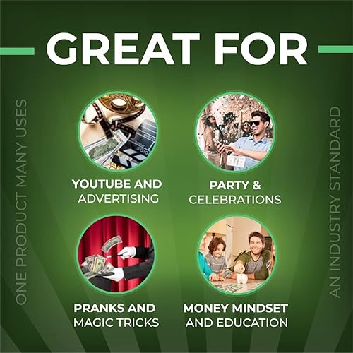 Miniatura 5 de BOOSTEDBLUE Paquete de 100  Billete de un millón de dólares  100 novedades de un millón de dólares, elección favorita para escuelas  Aprobado por la