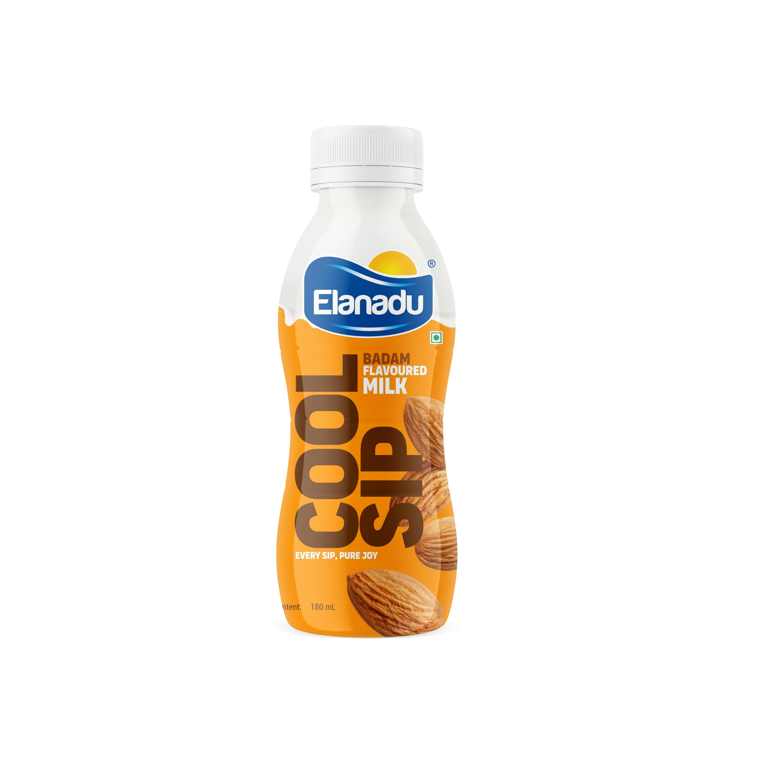 Elanadu Cool Zip Almond Flavoured Milk, 180 ml, Rich in Calcium,Badham Milk (Pack of 4)-picture-15