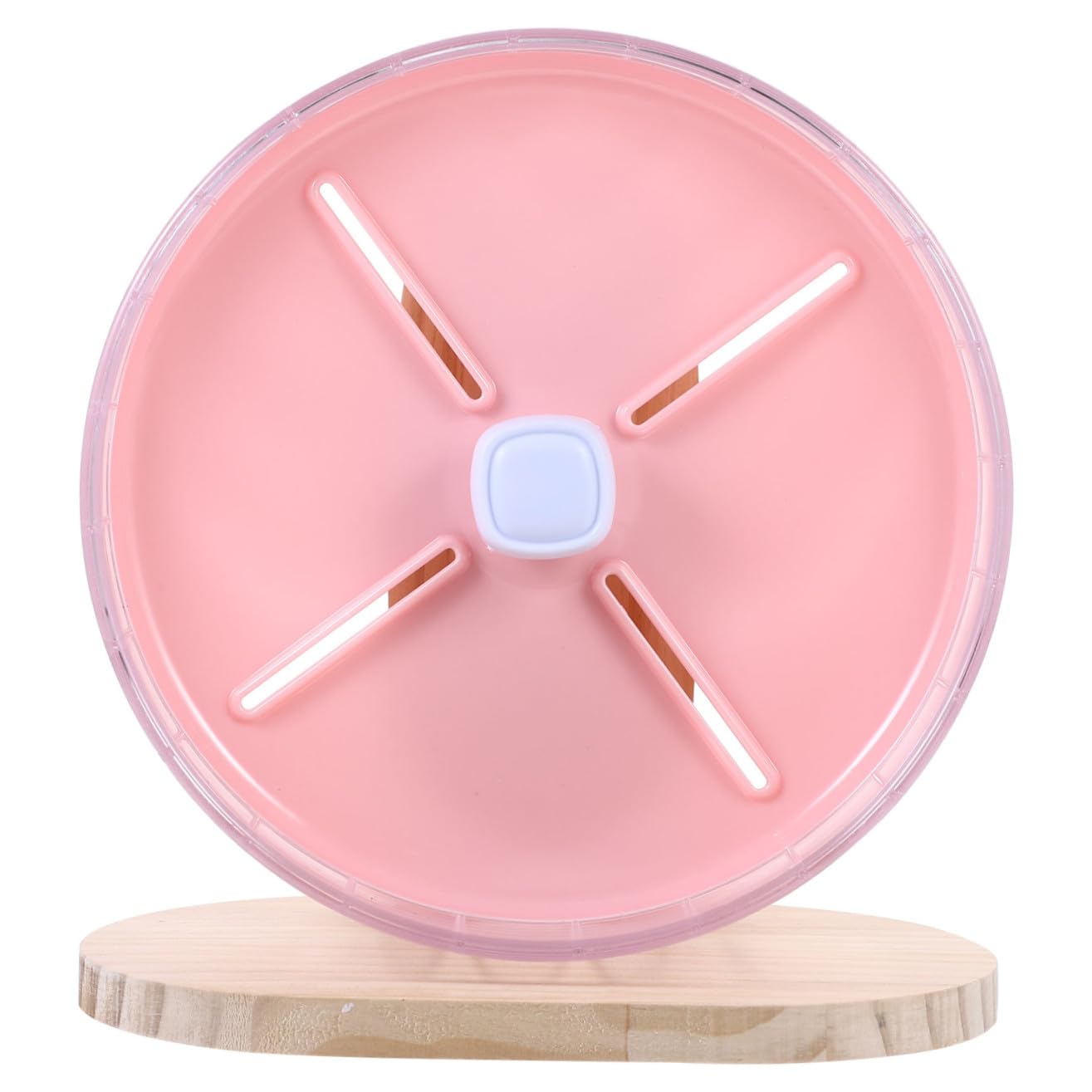 UPKOCH Hamsterrad Platzsparendes Hamster aus Ergonomischem Geräuschloses Holz Abs und Dekoratives Laufrad 30cm Design für Kleintierkäfig Chinchilla