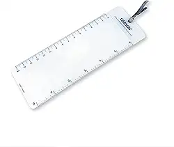 Marcador de Livro Carson com Lente de Aumento 3x e Régua de 6 polegadas