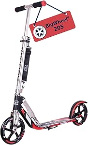 HUDORA BigWheel Scooter 205 I Scooter Robust Aluminium I Urban Scooter Height Adjustable and Foldable I Scooter for Childr…