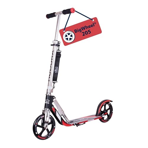 HUDORA BigWheel Scooter 205 I Scooter robusto de alumínio I Scooter urbano regul