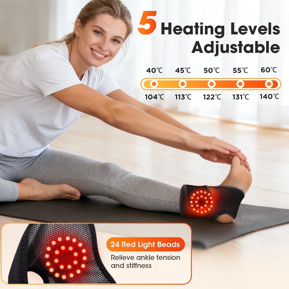Fussmassagegerät Elektrisch mit Wärme, 3-In-1 Fußmassagegerät,Foot Massager