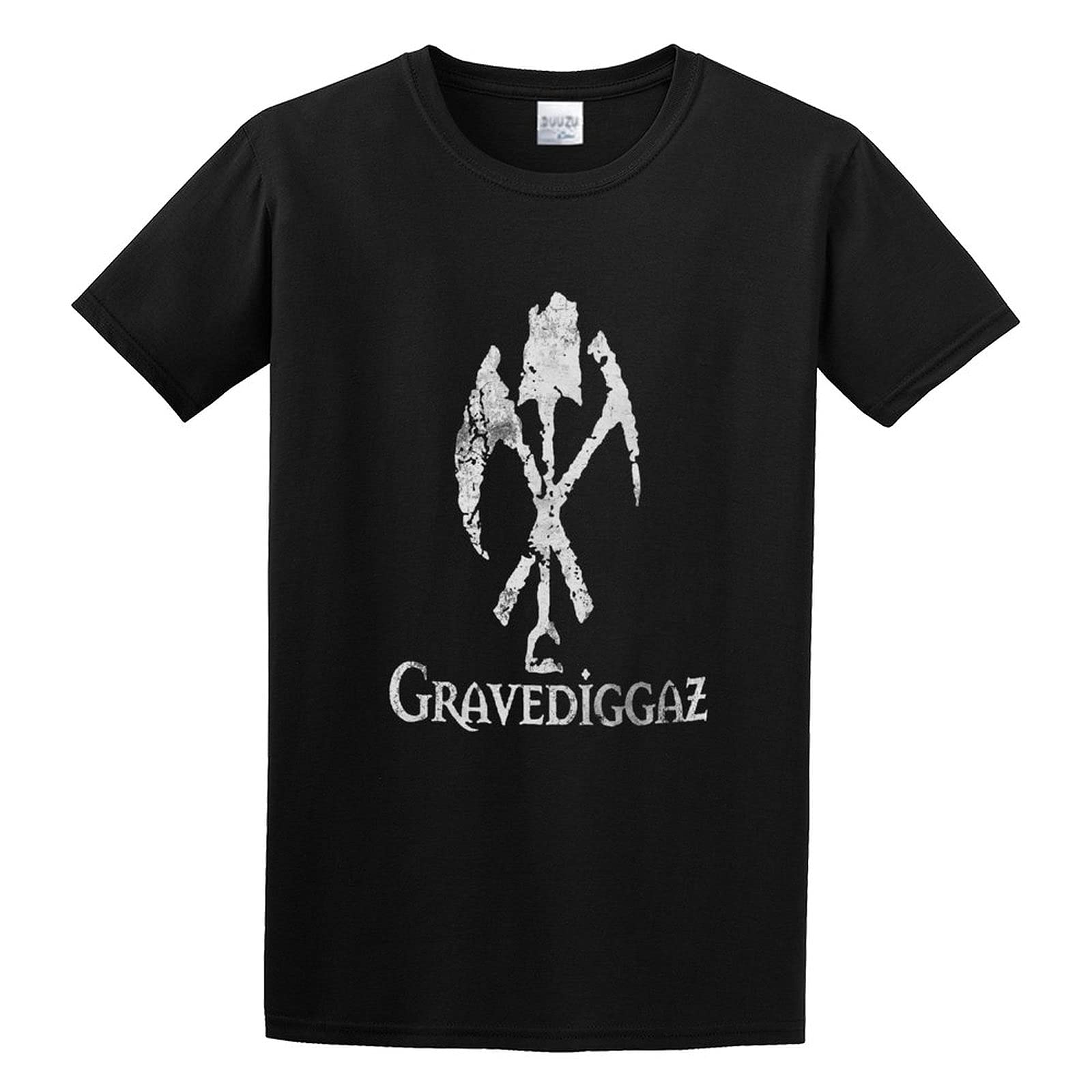 LI YA DENTAL The Pick The Sickle and The Shovel Gravediggaz T-Shirt Funny Top Tee Short-Sleeve for Mens BlackXL