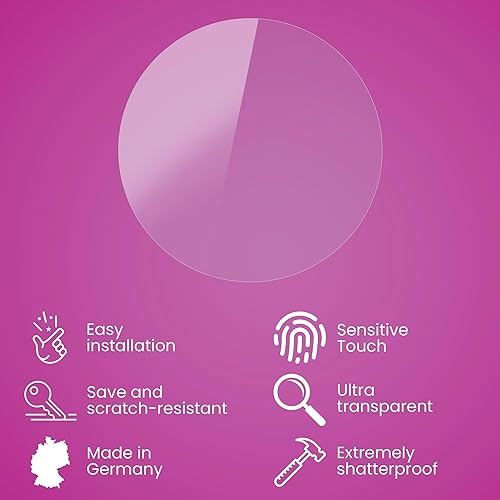 Miniatura 3 de atFoliX Película protectora de vidrio de plástico compatible con Xiaomi Watch S1 Pro Protector de vidrio, 9H Hybrid-Glass FX Protector de pantalla