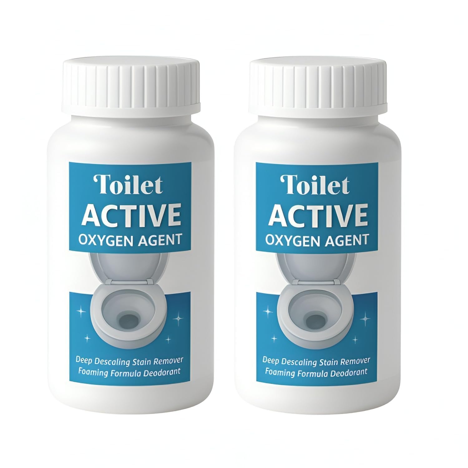 Toilet Active Oxygen Agent Toilet Bowl Cleaner Powder | Deep Descaling & Stain Remover | Foaming Toilet Cleaning Formula | Removes Hard Water, Limescale & Odor | Bathroom Cleaner (PACK OF 1)-picture-29