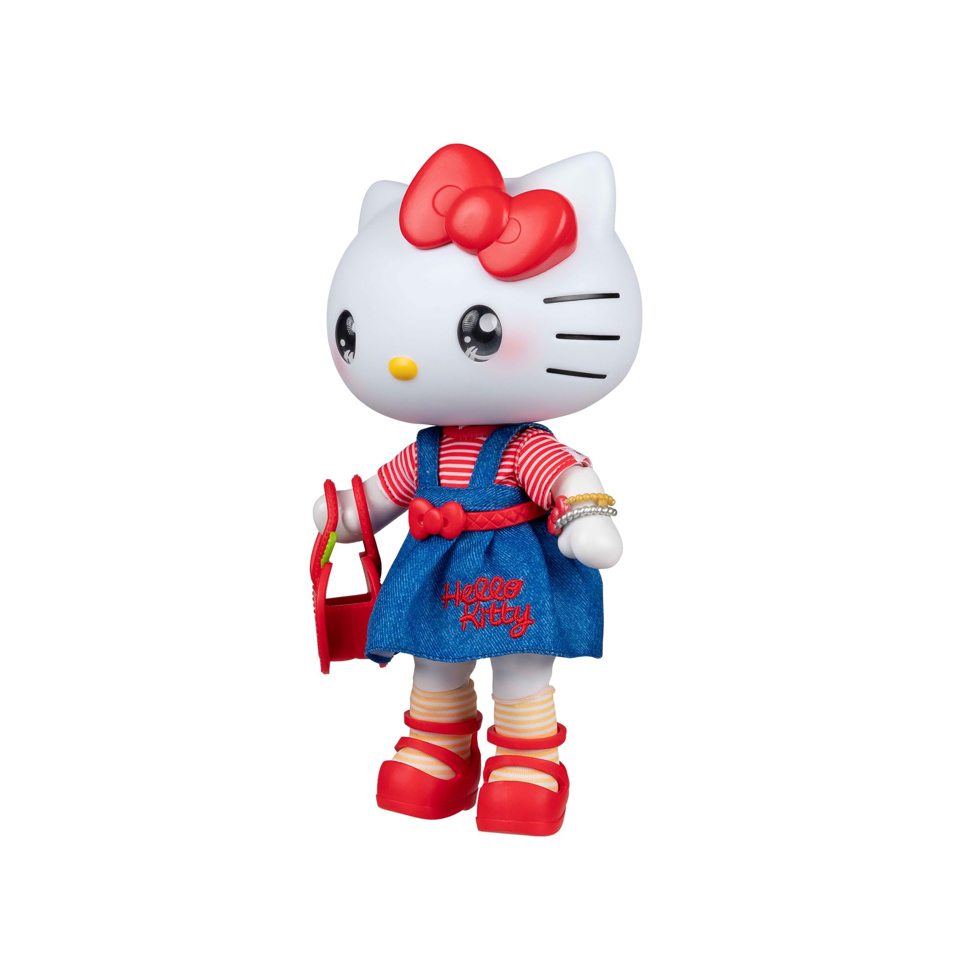 Hello Kitty - Lalka Premier o wysokości 20 cm, 9 punktów, zdejmowane ubrania i akcesoria, dla kolekcjonerów, dziewcząt i dzieci od 3 lat