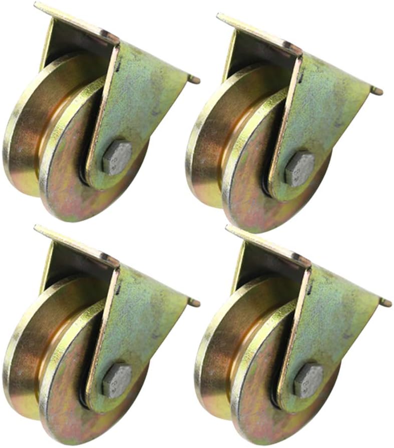 Casters 3" VGroove Wheel Sliding Gate Track Roller Steel