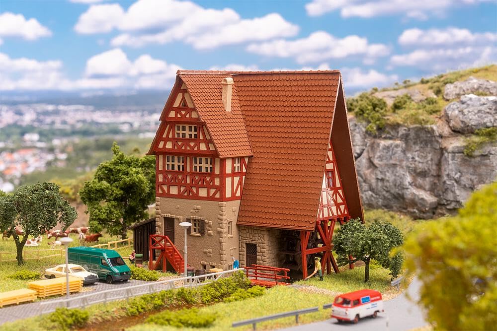 Faller 232134 - Aumühle mit Mühlrad - Spurweite N