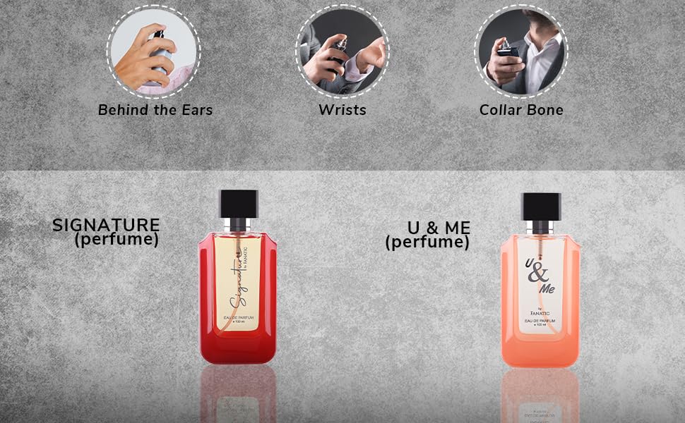 Image of Fanatic Signature Perfume for Men & Women 100ml Unisex Long Lasting Floral Eau De Parfum Fragrance Perfume Spray with Versatile Fragrance