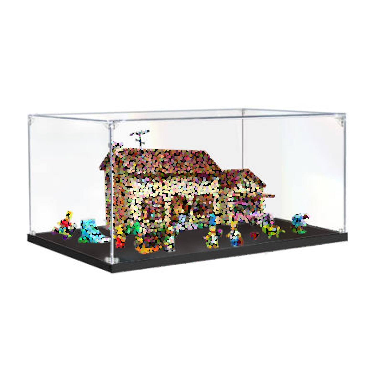 Clear Acrylic Display Case Only for Lego 71006 House (2mm)
