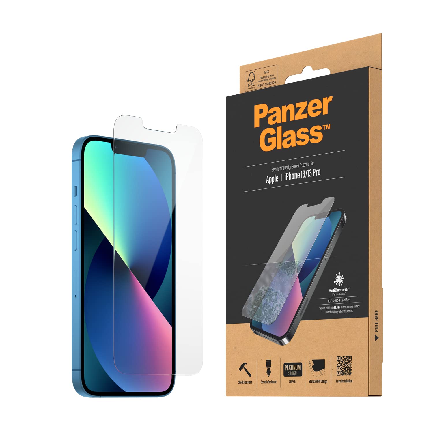 PanzerGlass Pellicola Protettiva In Vetro Temperato – Anti Graffio, Anti Impronta, Facile Applicazione