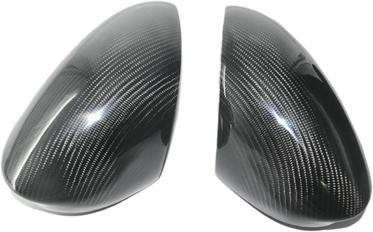 車用カーボンファイバーサイドリアビューミラーカバートリムバックミラーステッカーアルファロメオジュリアステルヴィオ2017 2018