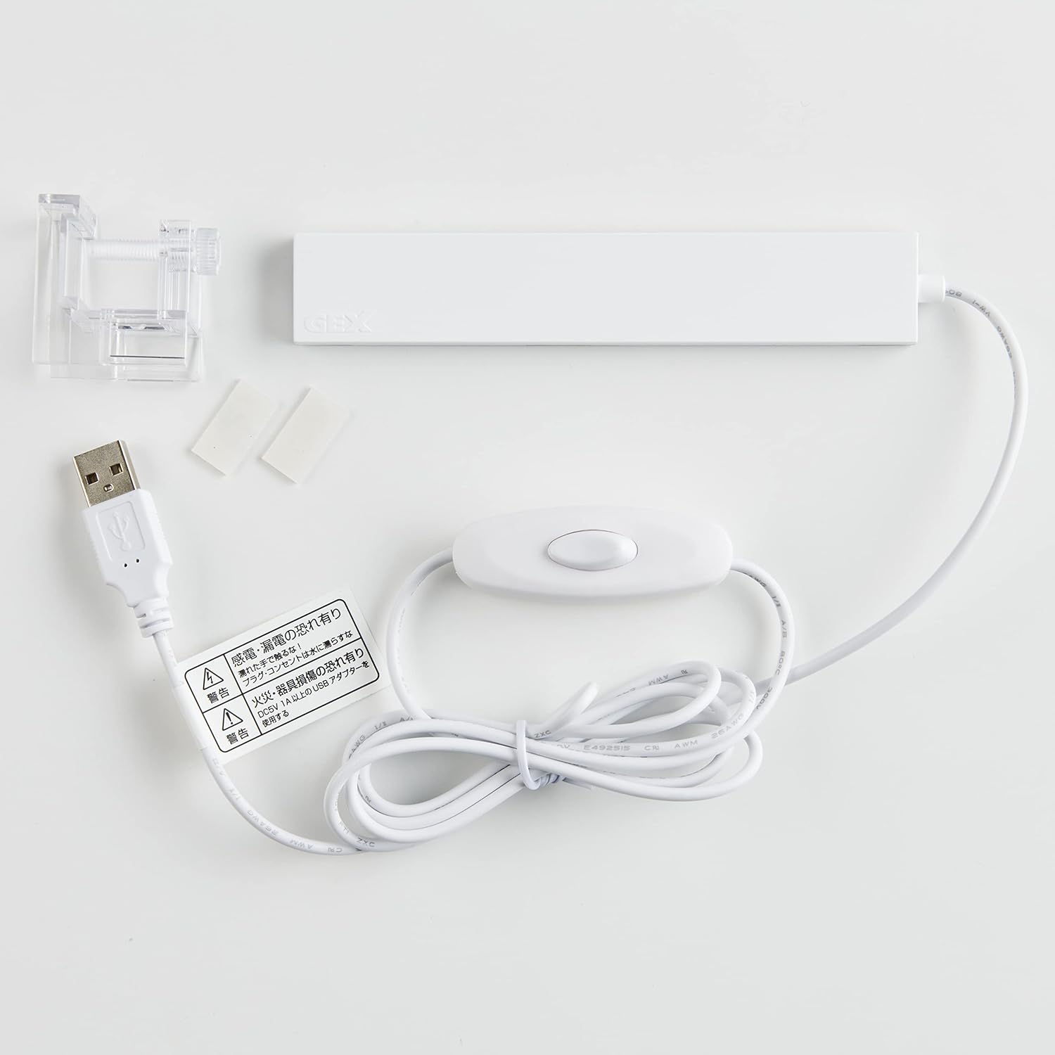 Gex GEX Clear LED, Fluty, White, Slim High Brightness LED, Aquarium 15.7 inches (40 cm) or Less