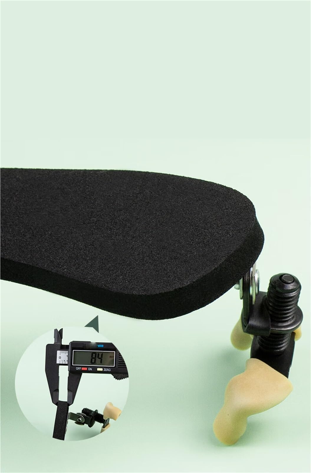 Accesorios Profesionales Violin Apoyahombros Para Violín De Tamaños 4/4 3/4 1/2 Y 1/4 Con Cómodas Garras De Goma(4/4)