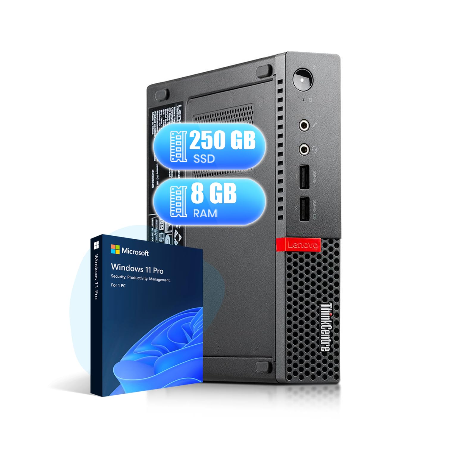 Amazon.com: Lenovo ThinkCentre M910q Tiny Desktop Computer - Intel
