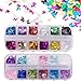 Produktbild 24 Farben/Set 3D Schmetterling Nagel Glitzer Pailletten Laser Schmetterling Nagel Pailletten für Nägel glänzend Splark Ultradünne Pailletten Nail Art Glitzer Tipps Nail Art Dekoration
