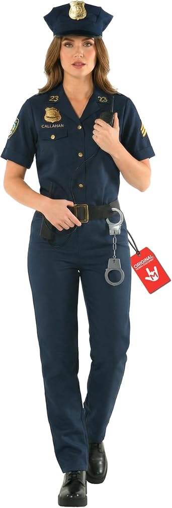 Morph Police Costume Women, Cop Costume Woman, Halloween Costumes for Women