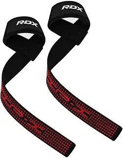 RDX リストストラップ リフティングストラップ トレーニング ジム 用 初心者~プロ対応 滑り止めパッド付き 両手 メンズ レディース 日本正規品 | デッドリフト スクワット 筋トレ 握力補助