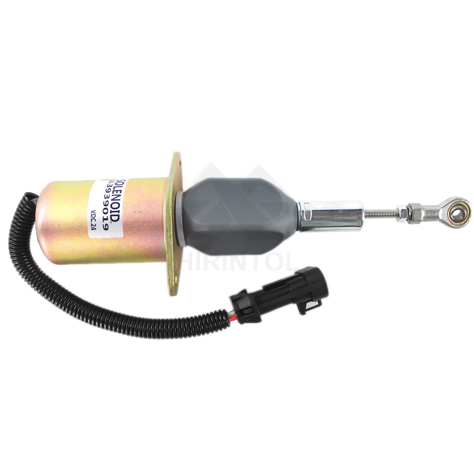 24V 3939019 SA-4889-24 Fuel Shutoff Stop Solenoid for Cummins C & B 5.9L & 8.3L Engine Hyundai Hyundai 335LC-7 Excavator