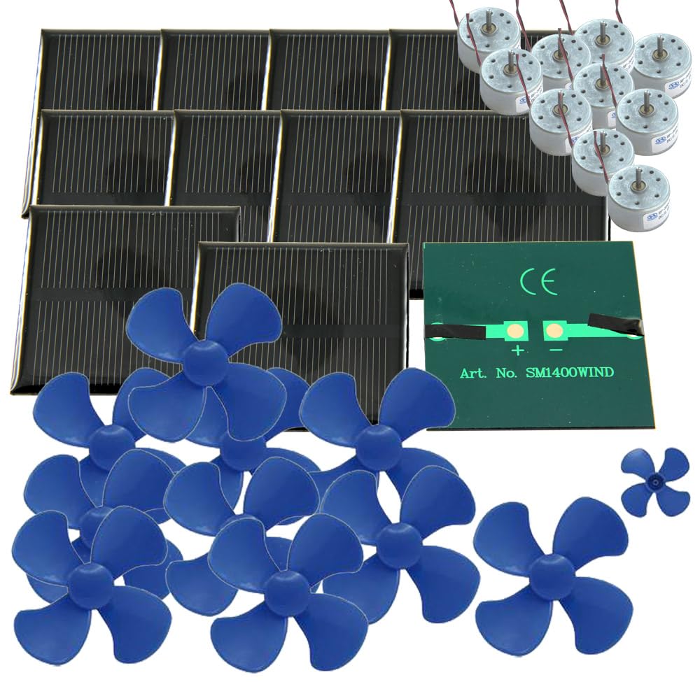 Klassensatz Solarantrieb SPEEDY, Bau von Solar-Ventilatoren u.a.