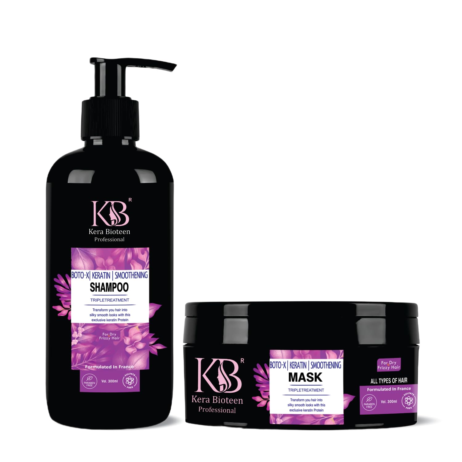 shampoo treatment【KeRaKNiT】ギフトセット Kera Bioteen Sulphate free shampoo and conditioner combo Set