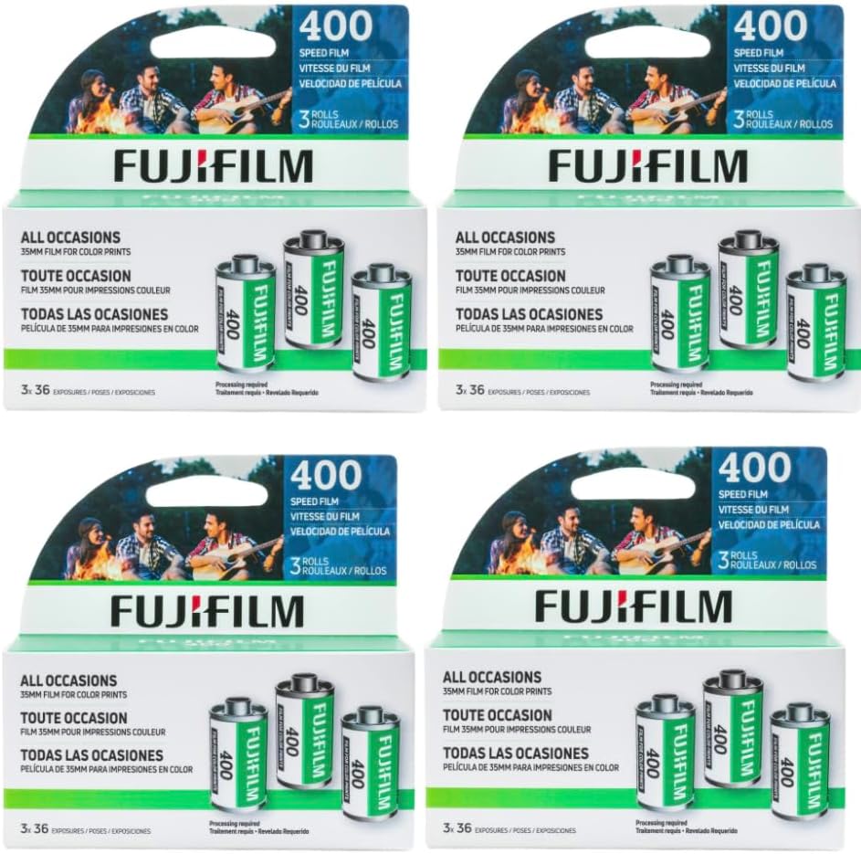FUJIFILM 400 Color Negative Film | 3-Pack, 35mm, 36 Exposures