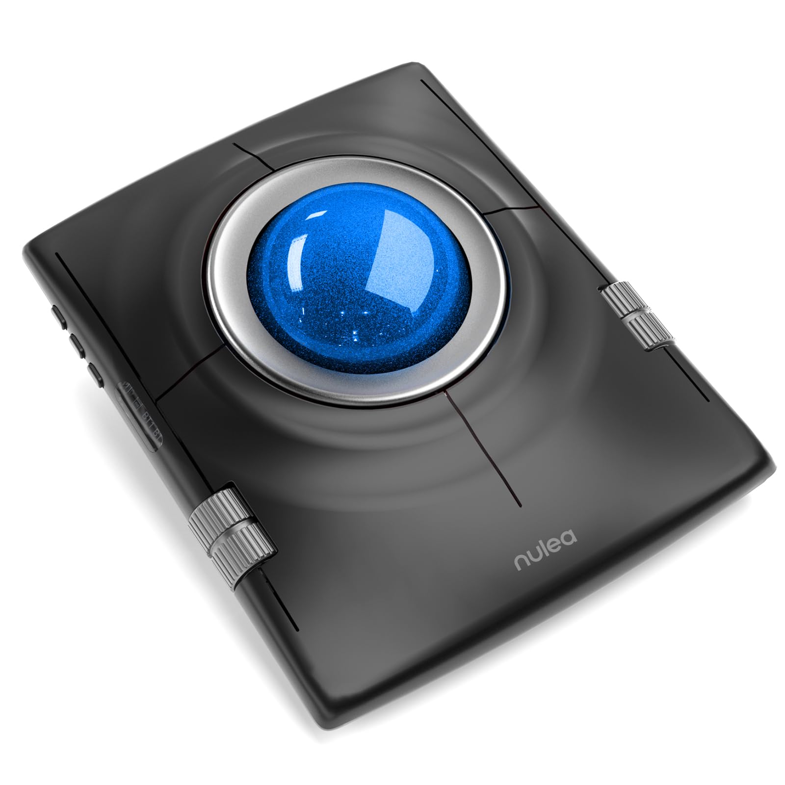 Nulea M512 Wireless Trackball Mouse, Ergonomischer 55mm Trackball, einstellbare DPI für präzise Steuerung, Links- oder Rechtshänder kompatibel Blau
