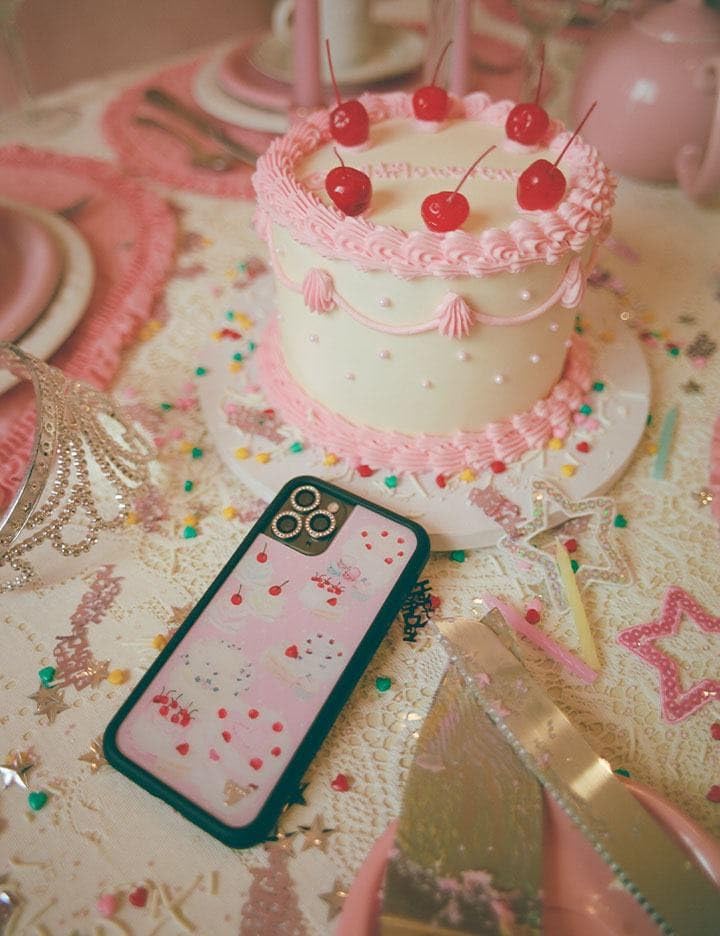 Image of Wildflower Cases - Compatible with iPhone 16 | Protective Bumper, 6.5ft Drop Test Certified, Women Owned Small Business | Sweet Cakes