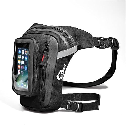 Miniatura 2 de Bolsa multiusos para motocicleta bolsa Oxford con patas de caída bolsa para muslos de motocicleta bolsa para teléfono con pantalla táctil para