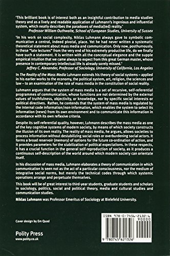 The Reality of the Mass Media