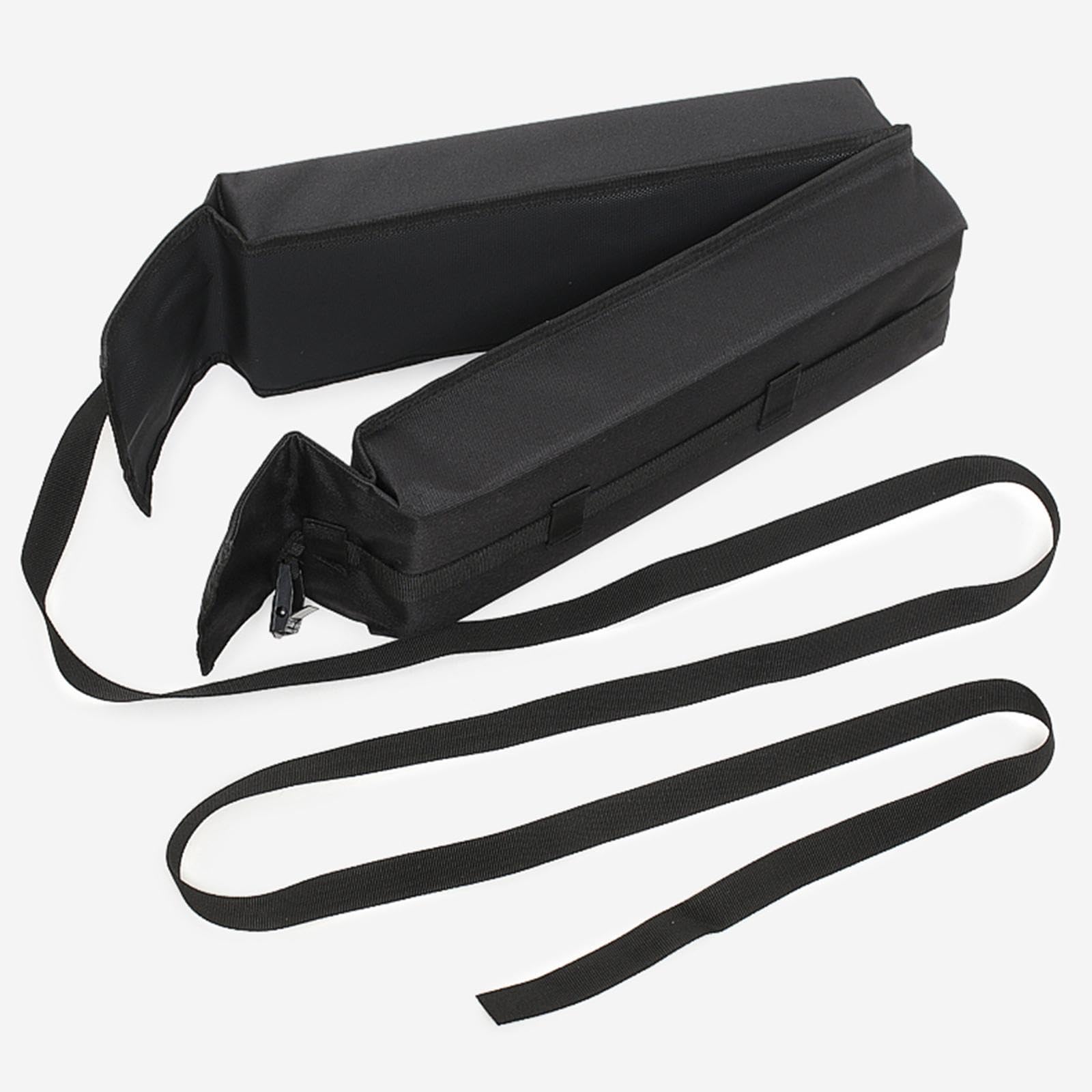 rockible Kayak Dachträger Polster Auto Universal Weiche Dachpolster Befestigungsgurte Zubehör Faltbar Leicht für Reisen Umzug Sportausrüstungstransport