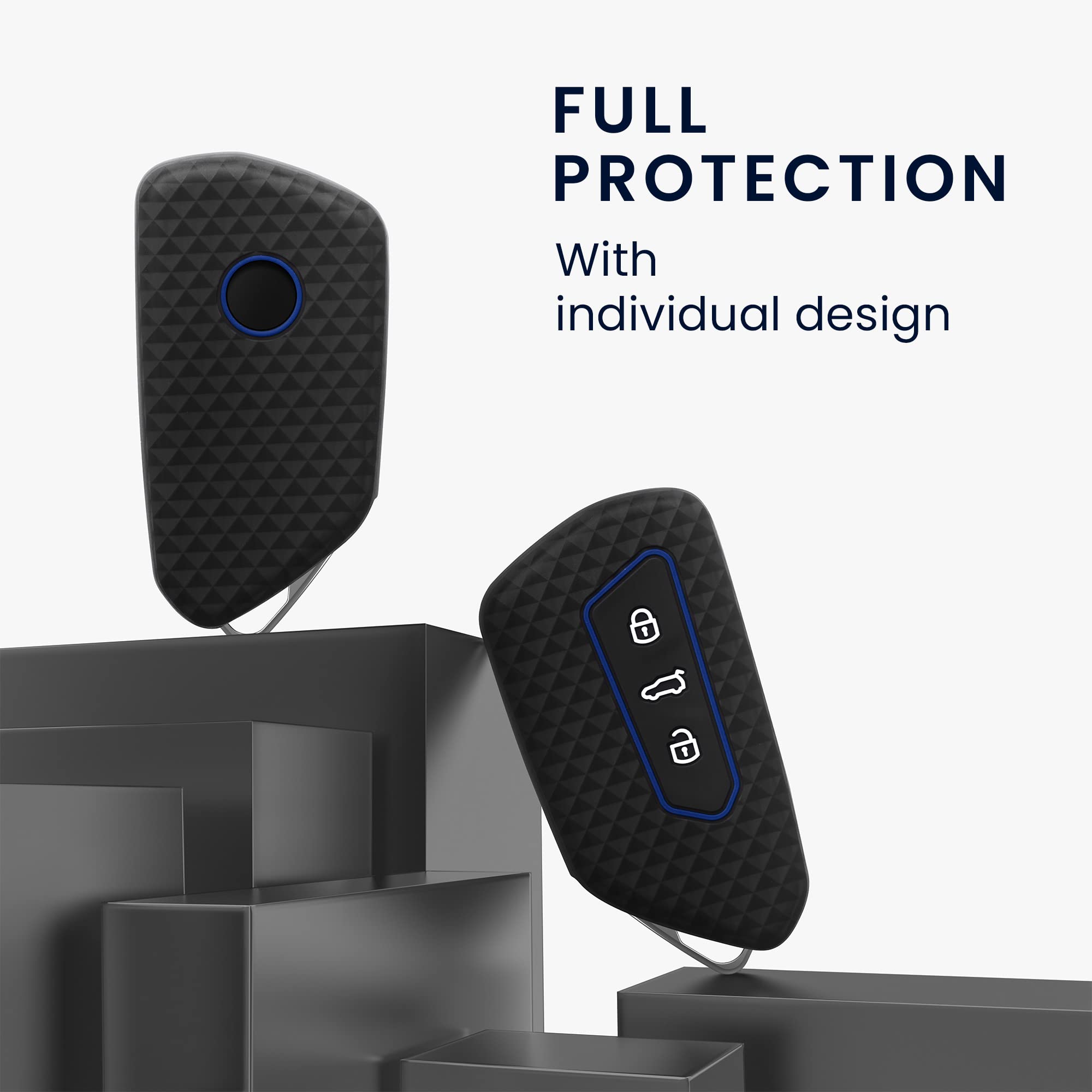 Cover Telecomando Per Chiave VW Golf 8, ID.3, ID.4, Seat Leon, Skoda Octavia - Silicone Antiurto - Foto 7