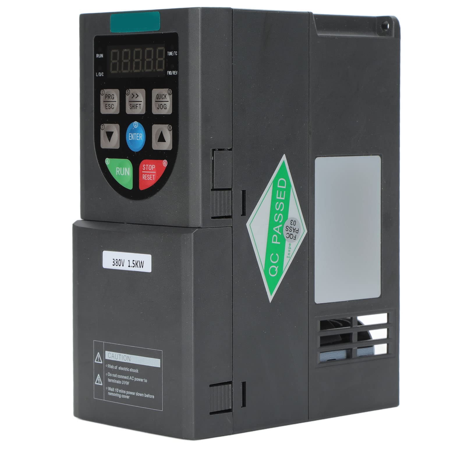 Azionamento a Frequenza Variabile, Convertitore di Frequenza Vettoriale ABS 1,5KW Trifase CA da 380 a 440 V, Uscita da 0 a 440 V, Controllo Ad Anello Aperto per Macchinari Tessili per la